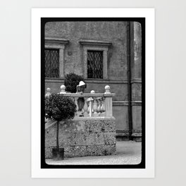 Somewhere in Urbino, Italy Art Print | Beautifulwoman, Photo, Italy, Lady, Urbanitaly, Black And White, Digital, Urbino 