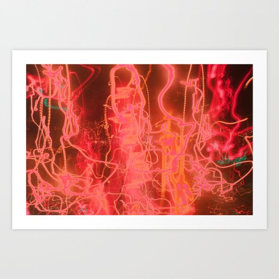 Neon Art Print