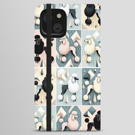 Poodle Shapes Symphony iPhone Wallet Case