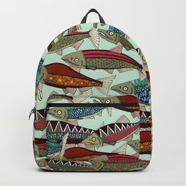 Alaskan salmon mint Backpack