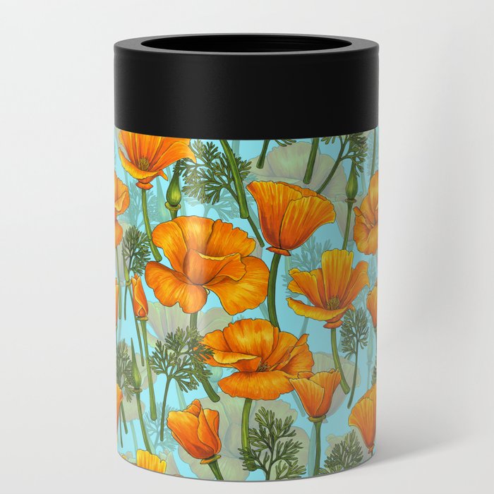 California poppies 4 Can Cooler