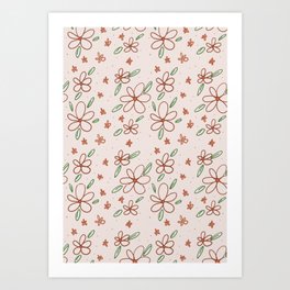 Floral Rose Art Print