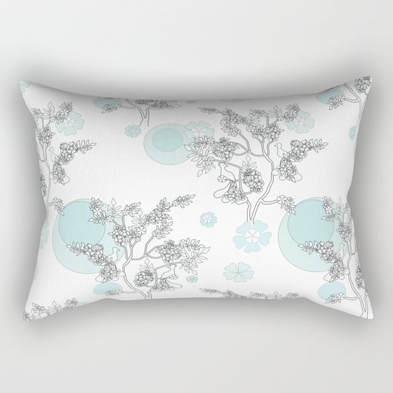 Foggy morning . Rectangular Pillow