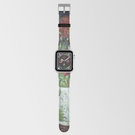 Still Life - Vase with Poppies, Vincent van Gogh Apple Watch Band
