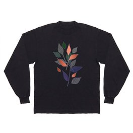 Rose Gold Jewel Tone Foliage Long Sleeve T-shirt