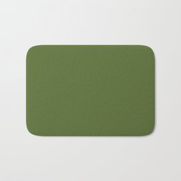 Dark Olive Green Solid Color Popular Hues Patternless Shades of Olive Collection Hex #556b2f Bath Mat | Solid, Colortrends, Color, Graphicdesign, Green, Olivesolids, Dark, Onecolor, Solidolive, Singlecolor 