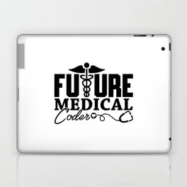 Future Medical Coder Coding Assistant Programmer Laptop Skin