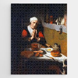 Nicolaes Maes Old Woman at Prayer Jigsaw Puzzle