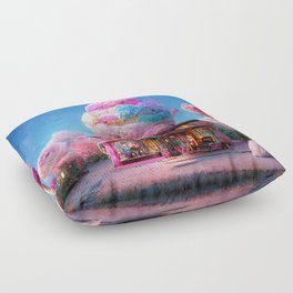 Cotton Candy House Floor Pillow