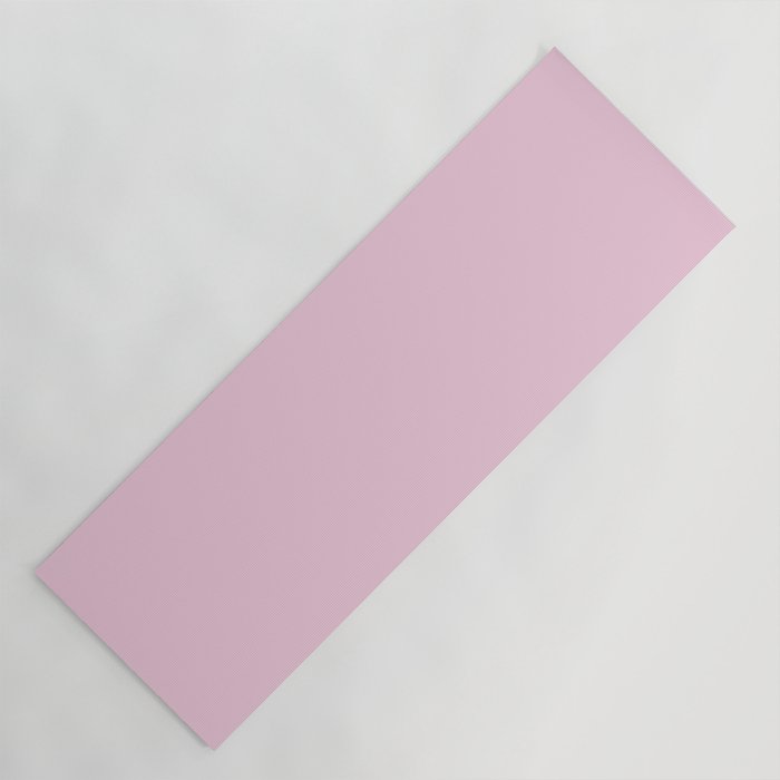 PIGGY BANK Pink pastel solid color Yoga Mat