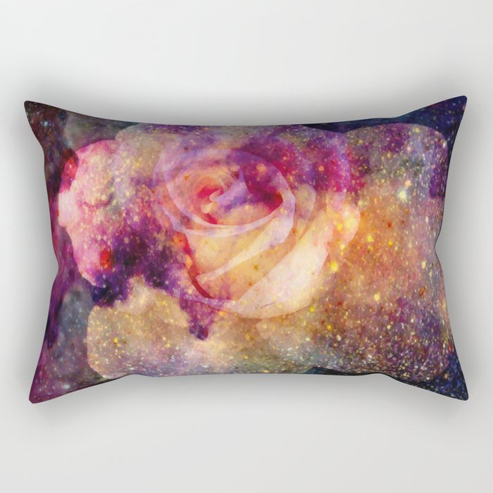 Space rose Rectangular Pillow