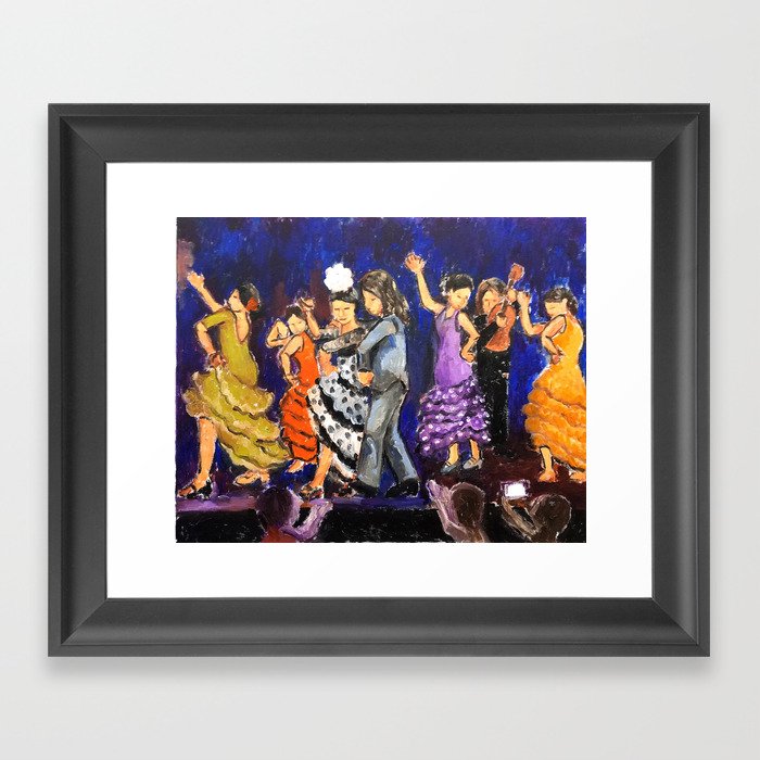 Flamenco Framed Art Print