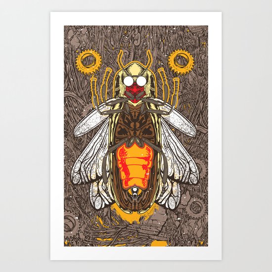 Microcosmos Lighting Art Print