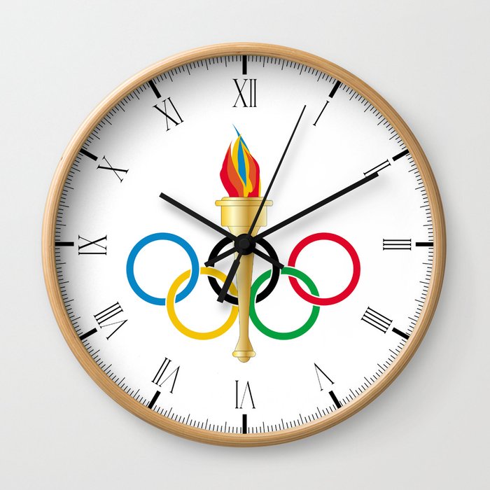Olympic Rings Wall Clock