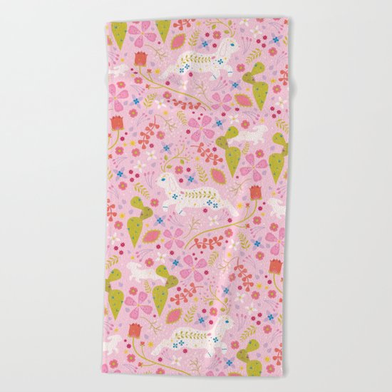 Desert Jackalope Beach Towel