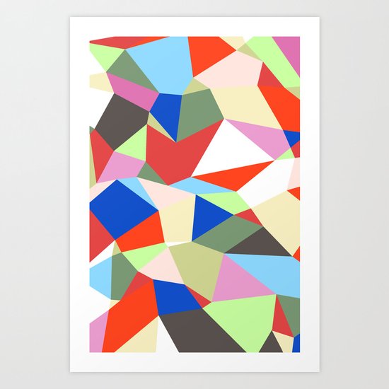 Geomesh 01 Art Print