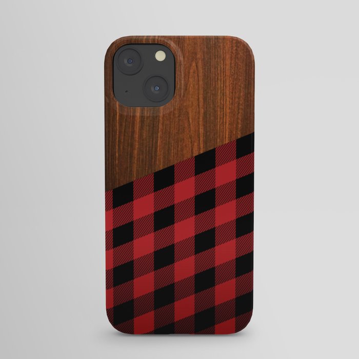 Wooden Lumberjack iPhone Case