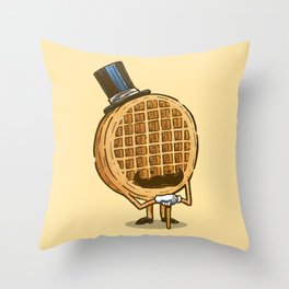 The Fancy Waffle Throw Pillow