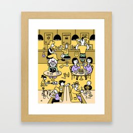 Diner Framed Art Print