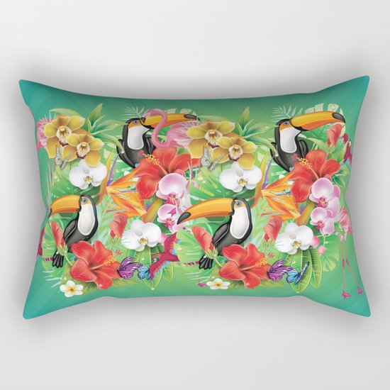 tropical karnaval Rectangular Pillow