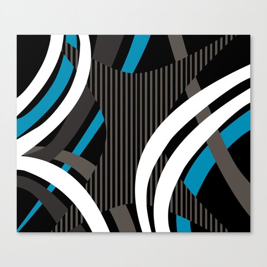 Wired Blue Canvas Print