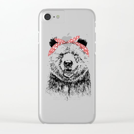 Break the rules (without text) Clear iPhone Case