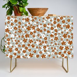 Blooming flowers and flowers Credenza