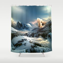 Avalanche Shower Curtain
