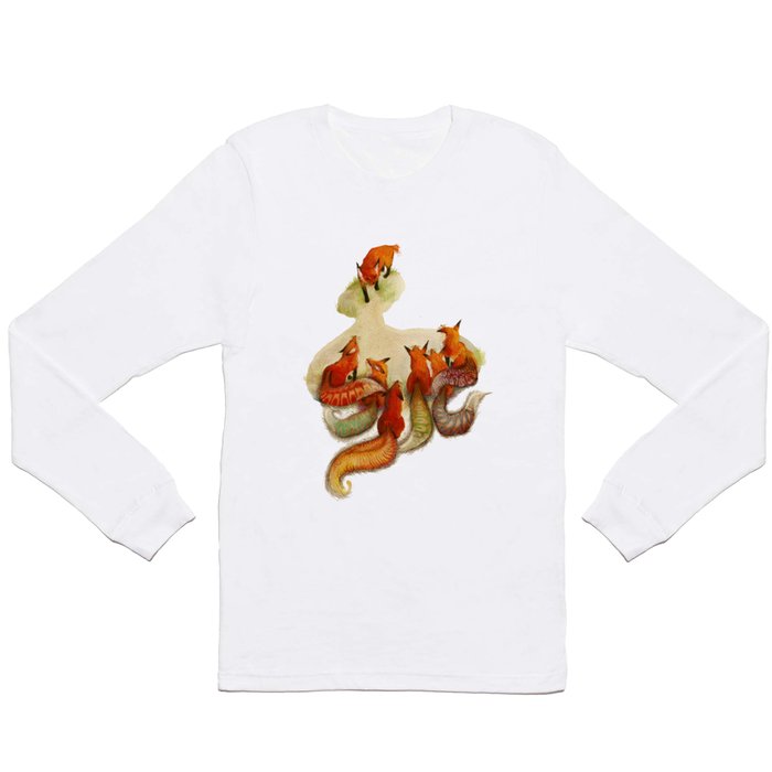 aesop's fable - the fox and his tail Long Sleeve T Shirt