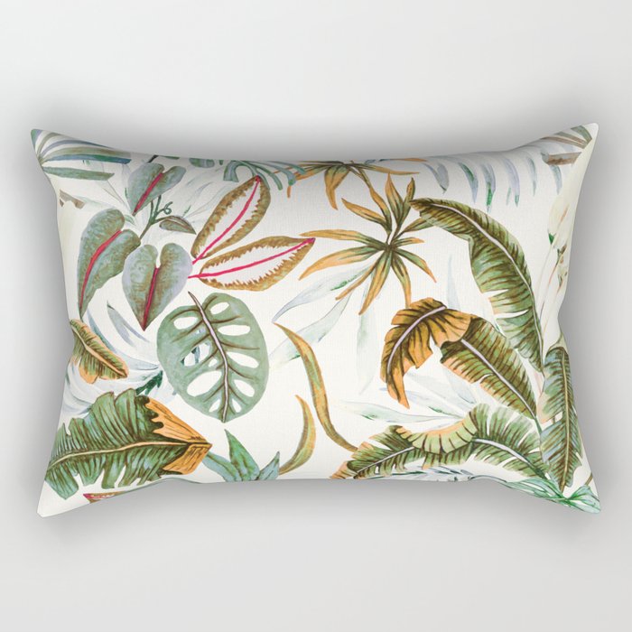 Watercolor tropical nature Rectangular Pillow