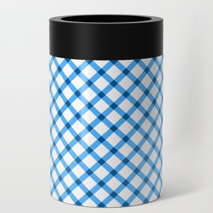 Blue Gingham - 18 Can Cooler