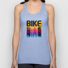 Just bike to work for road bicycle lovers Unisex Tank Top