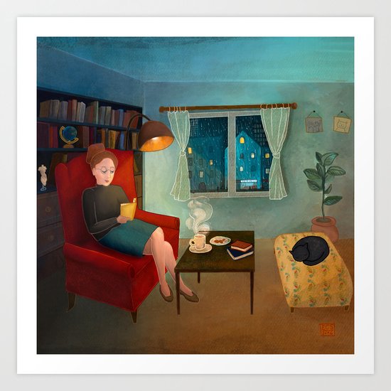 The First Rain Art Print