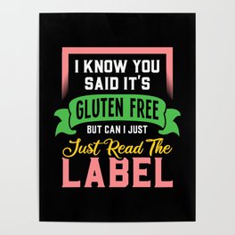 Celiac Awareness: It's Gluten Free Poster