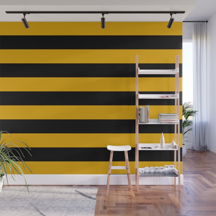 Yellow and black room deals painting