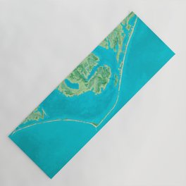 Outer Banks from Above Yoga Mat