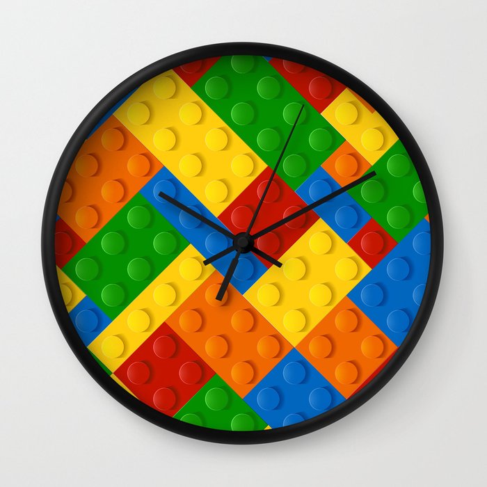 Lego wall clock discount