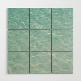 Crystal Clear Soft Turquoise Ocean Dream #1 #wall #art #society6 Wood Wall Art