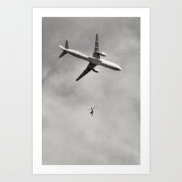 Falling Art Print