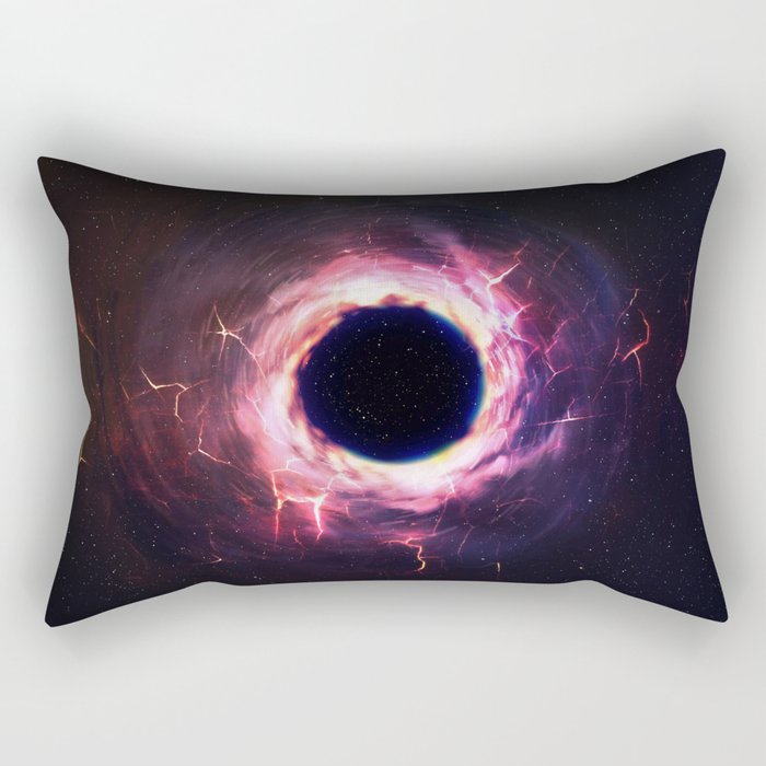 Black Hole Rectangular Pillow
