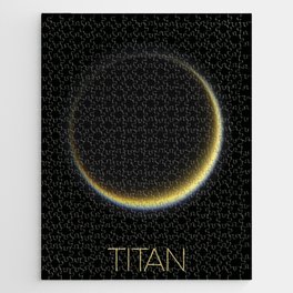 NASA-planet-asteroid poster-titan Jigsaw Puzzle