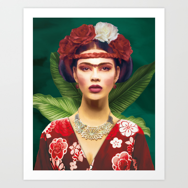 digital oil painting of Asian women