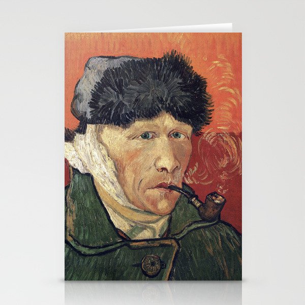 Self-Portrait with Bandaged Ear and Pipe Stationery Cards