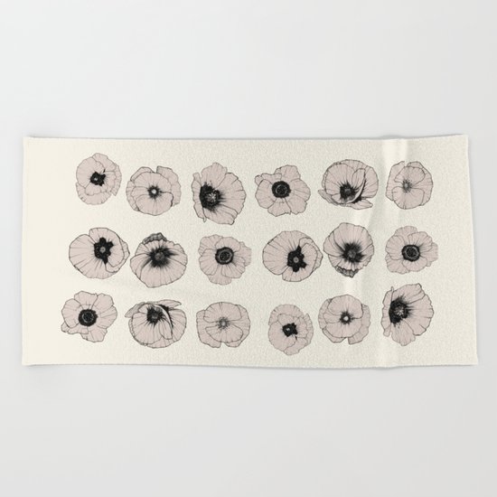 poppy Beach Towel