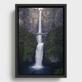 Multnomah Falls Framed Canvas