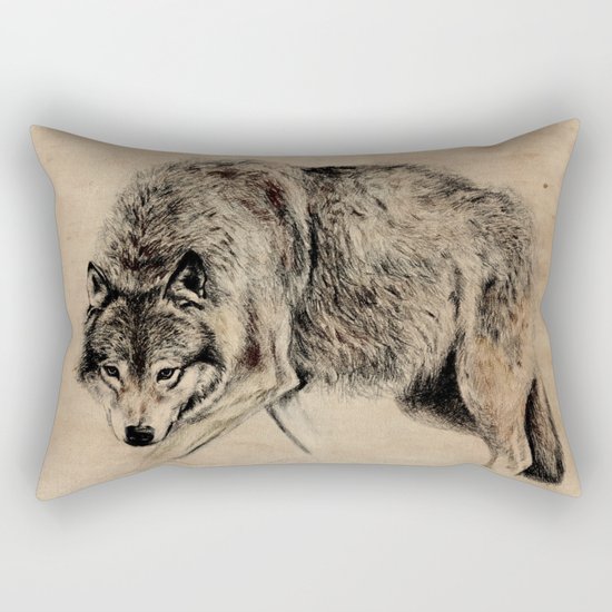 Wolf Rectangular Pillow