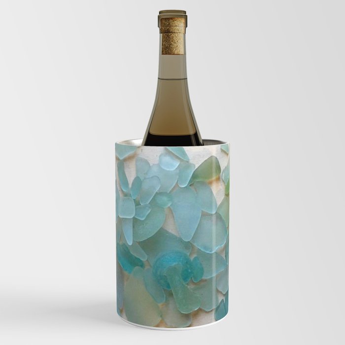 Ocean Hue Sea Glass Wine Chiller