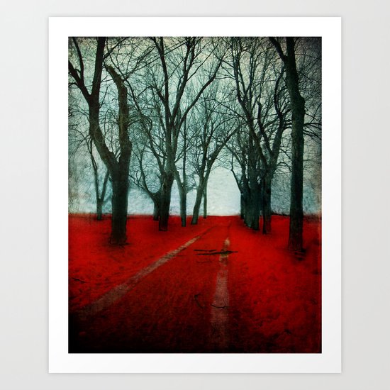 The Crimson Forest Art Print