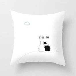 Let's Make a Panda Throw Pillow