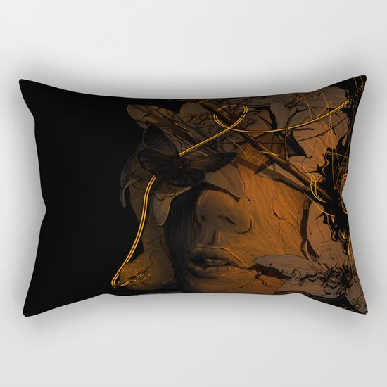 The Lost Track Rectangular Pillow